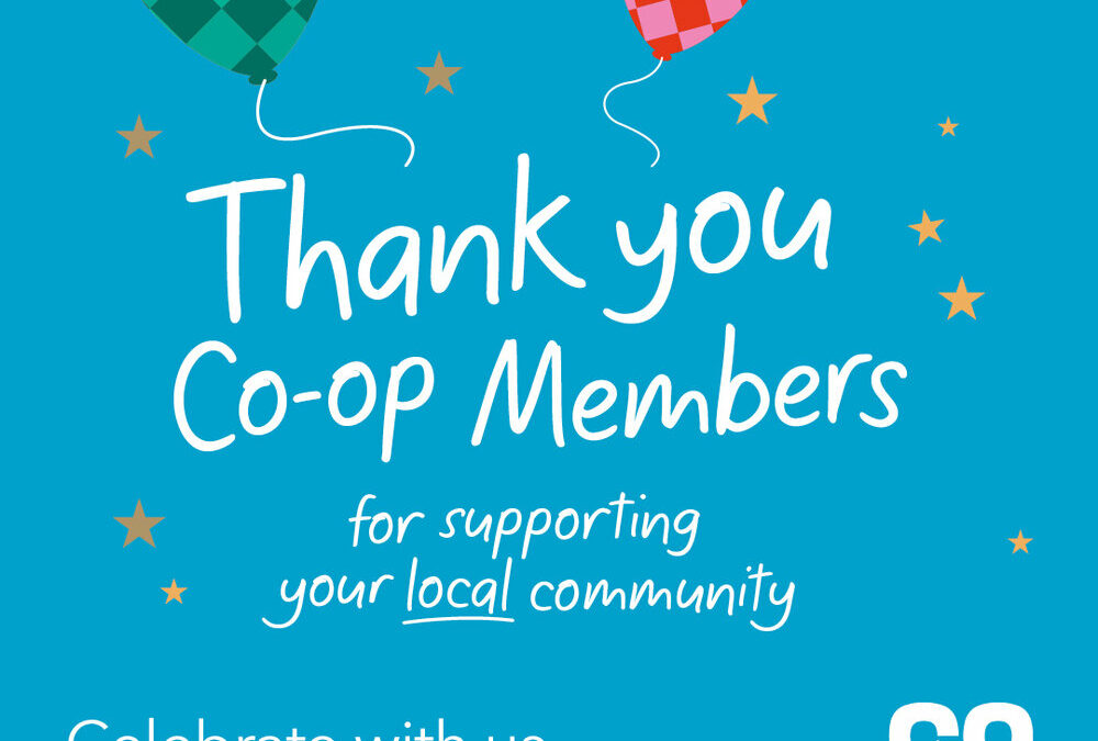 Co-op members – thank you!